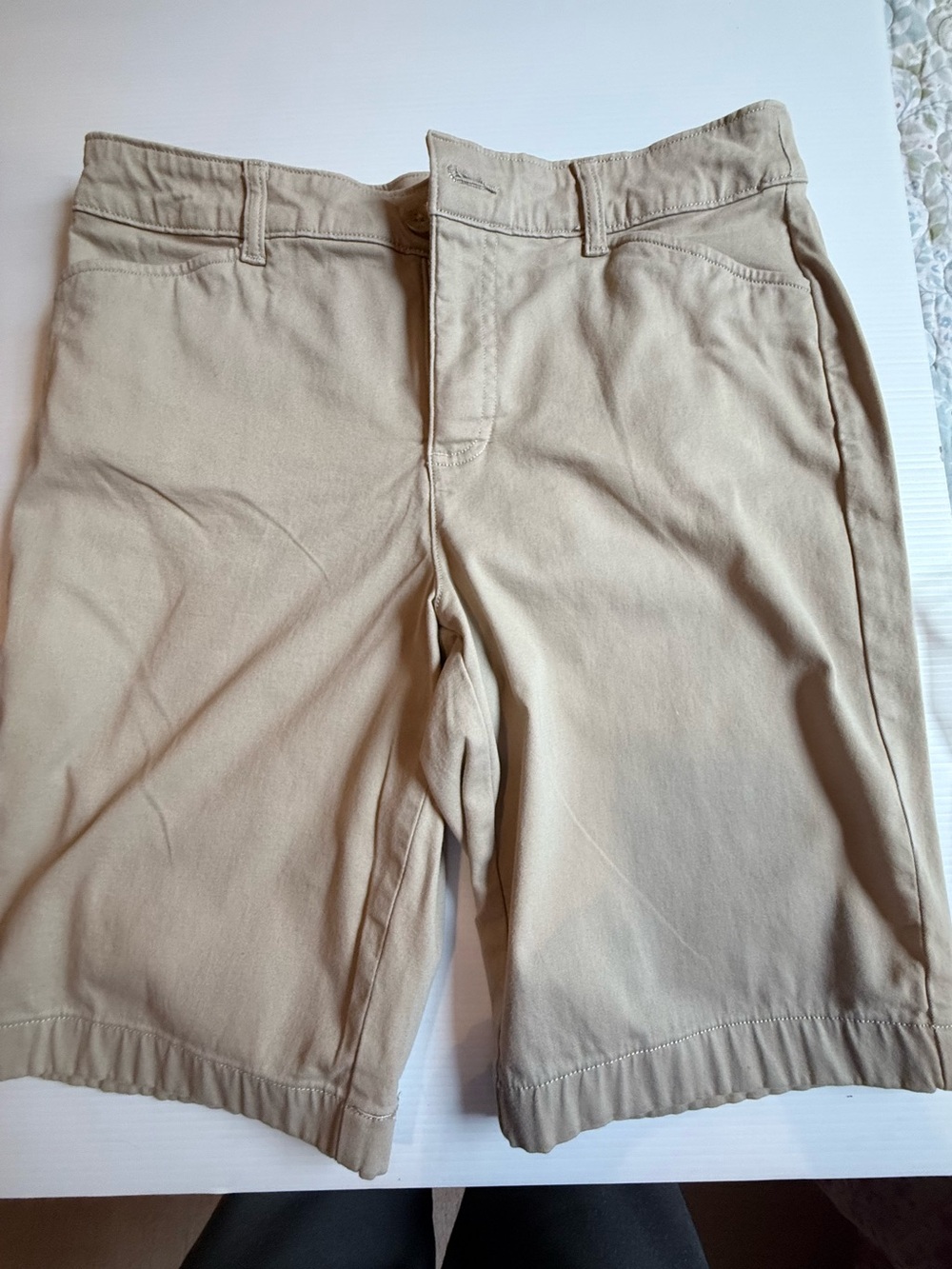 St. John's Bay Tan Women's Bermuda Shorts